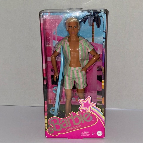 Barbie The Movie Ken “Surfer” Doll New In Box - Picture 2 of 3